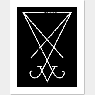 Symbol Of Lucifer | Occult Satanic Posters and Art